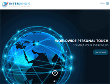Tablet Screenshot of inter-union.com